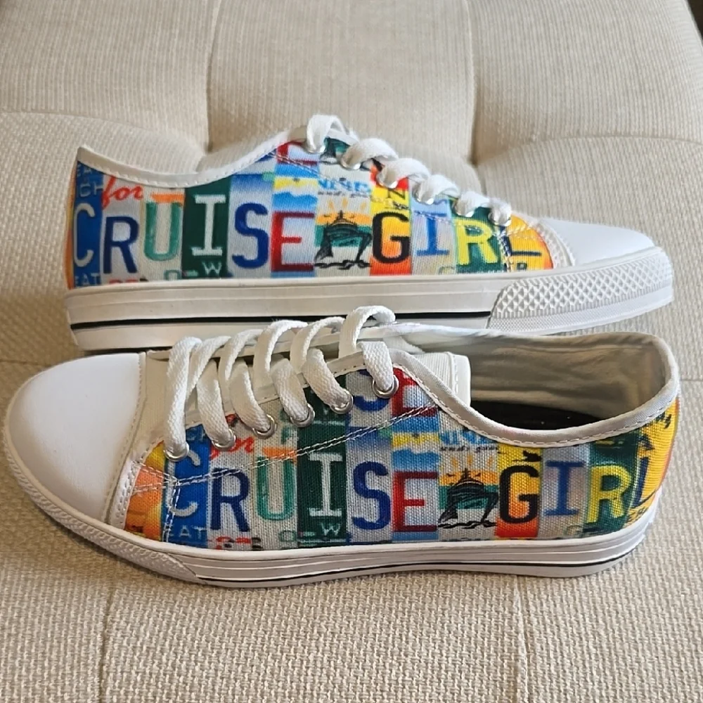 Colorful Womens Sneakers - Picture 3 of 9